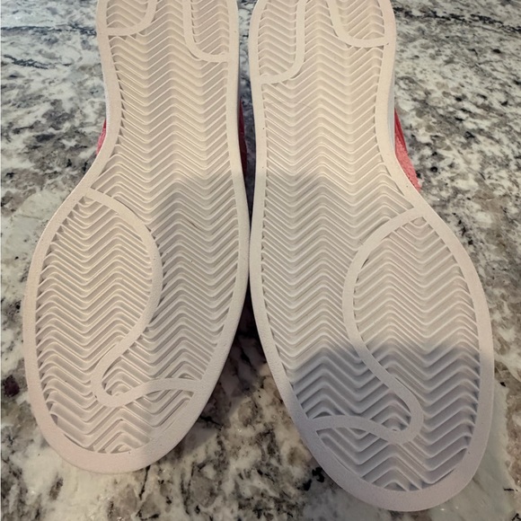 Adidas Campus Red and Pink Suede Sneakers - Picture 5 of 6